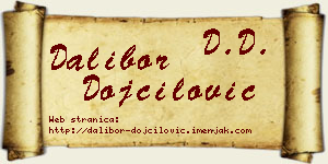 Dalibor Dojčilović vizit kartica
